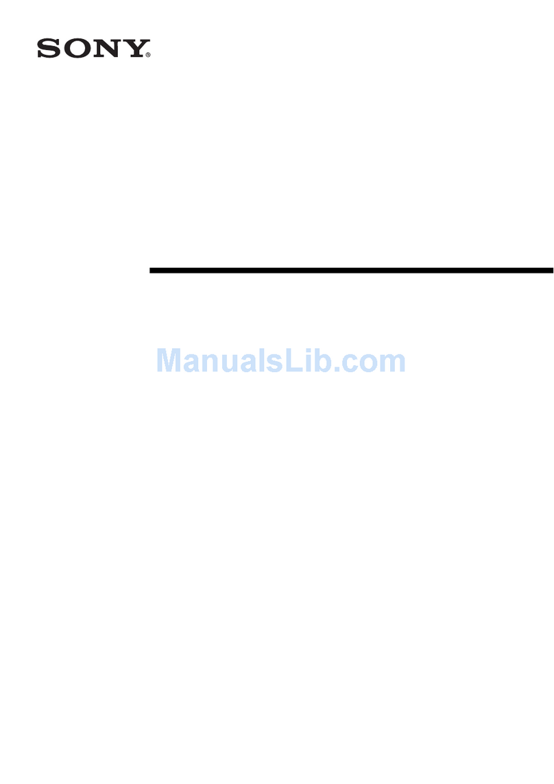 Sony VPL-CX20 operating instructions