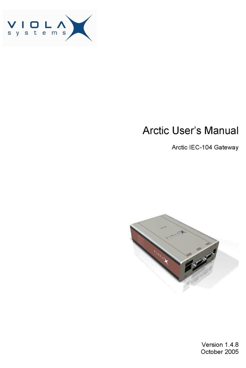 Viola Systems Arctic IEC-104 User manual