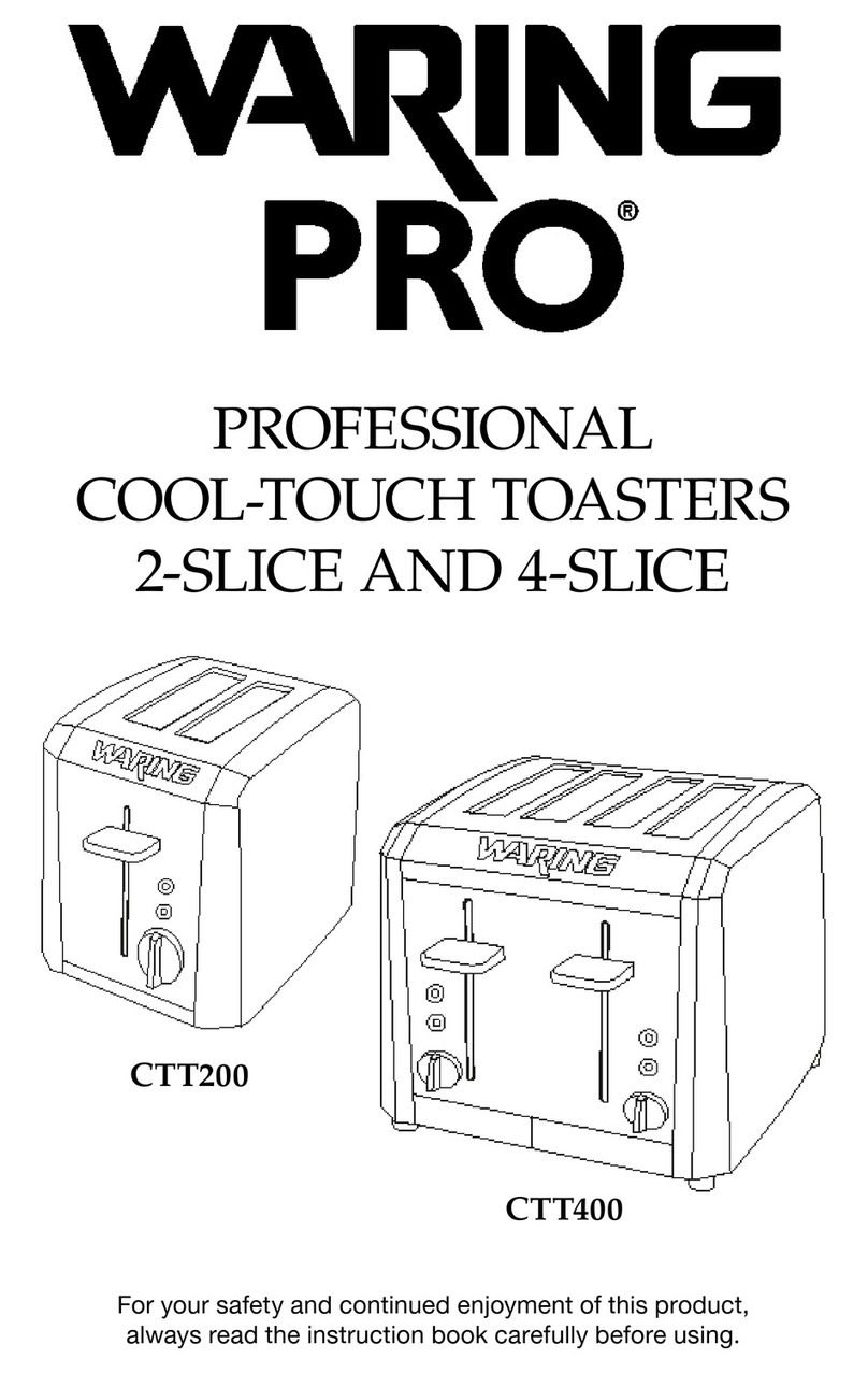 Waring CTT200 User manual Waring CTT200 User manual