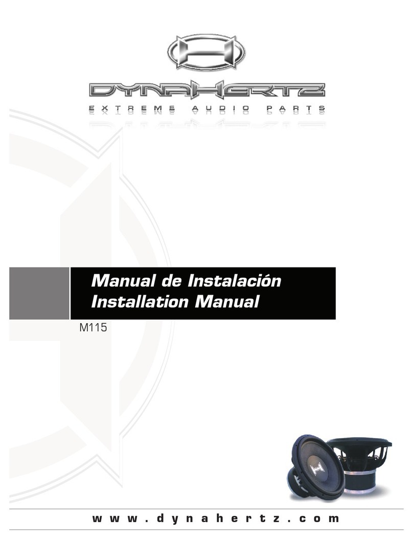 Dynaherte M115 installation manual