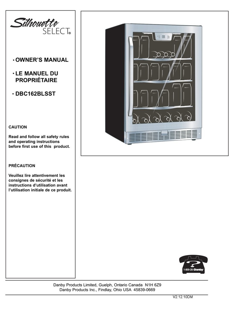 Silhouette Select DBC162BLSST User manual