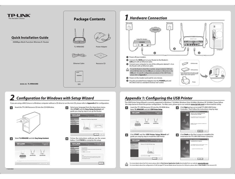 TP-Link TL-WR842ND User manual