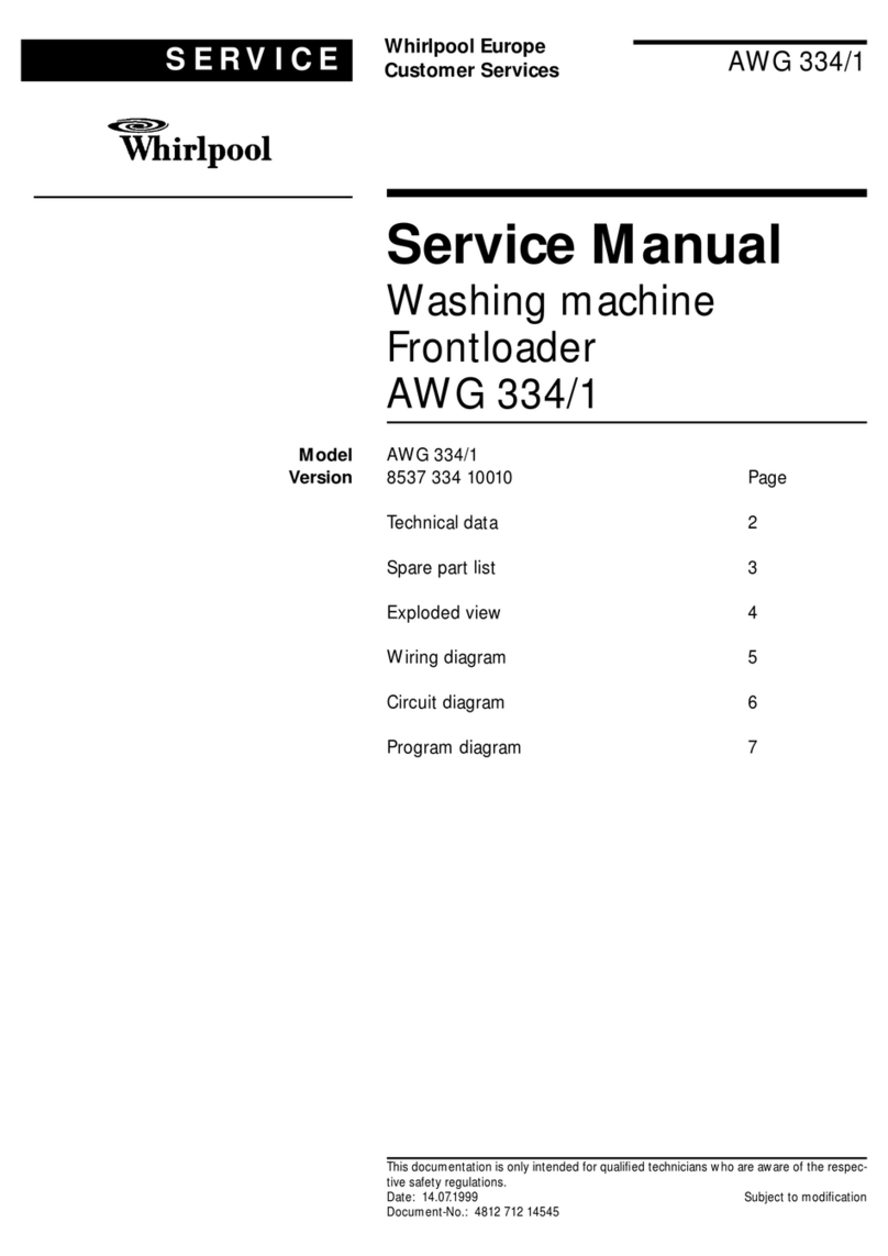 Whirlpool AWG 334/1 Service manual
