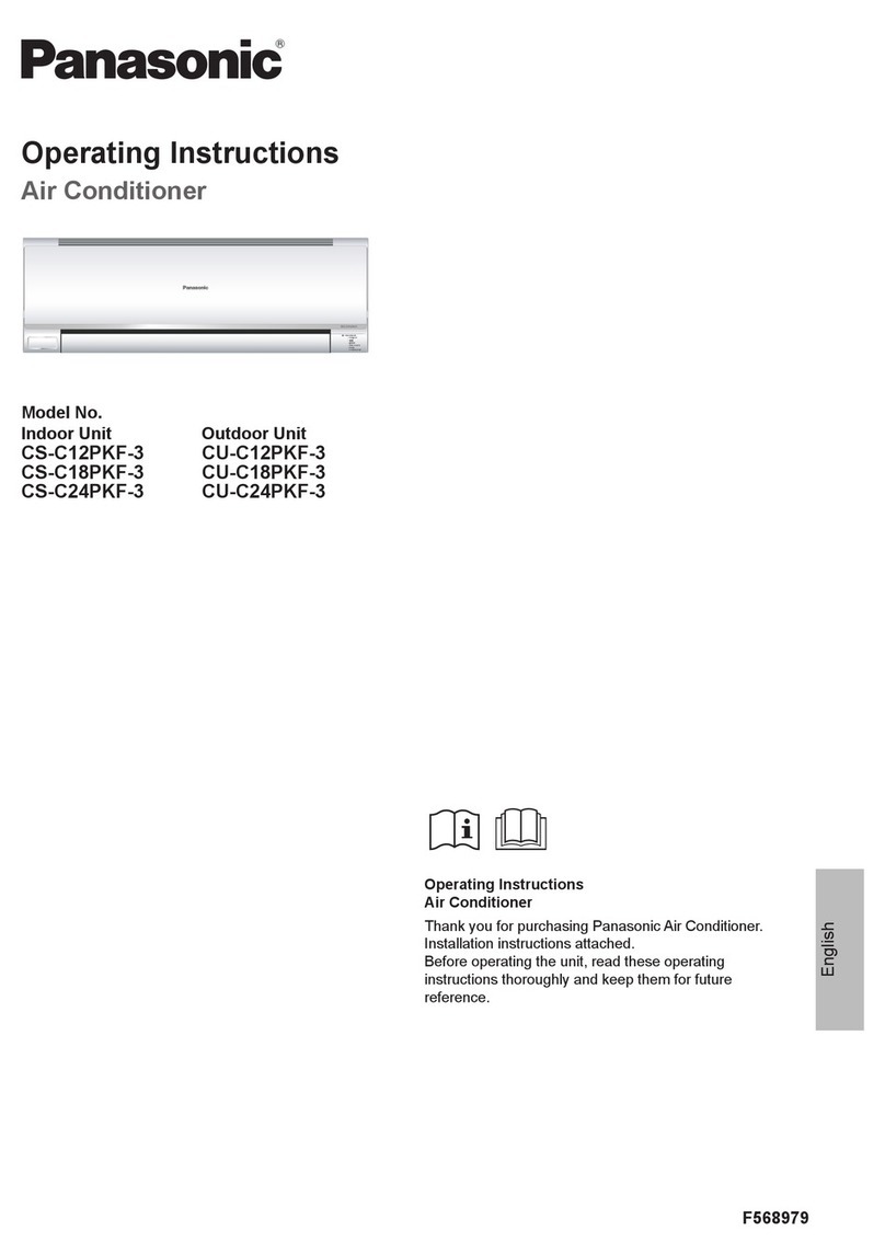 Panasonic CS-C12PKF-3 User manual