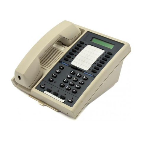 Comdial Executech Single Line Telephone User manual