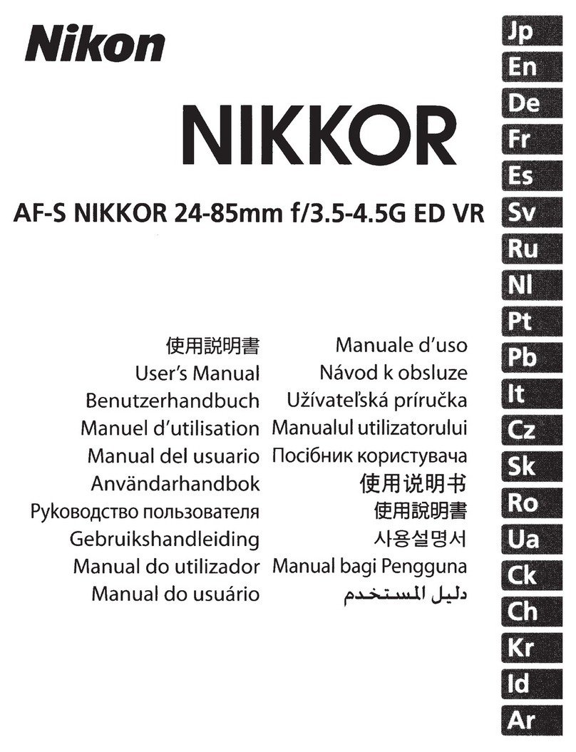 Nikon AF-S NIKKOR 24-85mm f/3.5-4.5G ED VR user manual