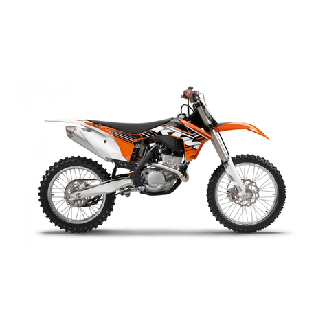 KTM 2012 250 SX-F Operating instructions