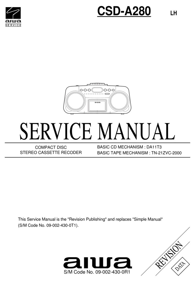 Aiwa CSD-A280LH User manual