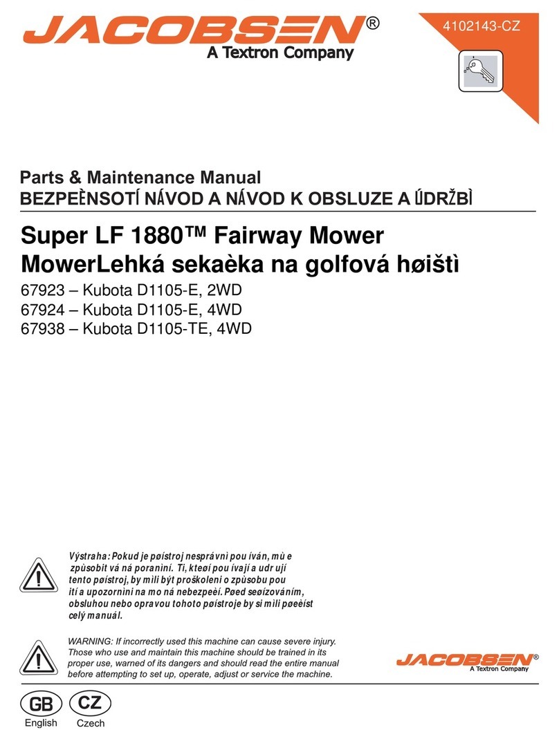 Jacobsen Super LF 1880 Fairway 67923 User manual