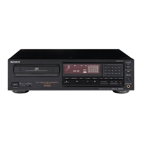 Sony CDP-557ESD Service manual