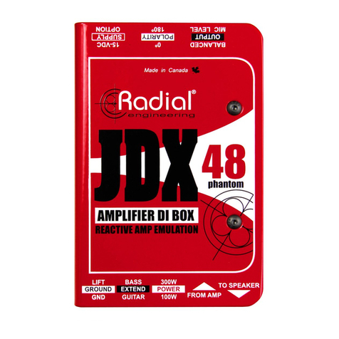 Radial Engineering JDX 48 user guide
