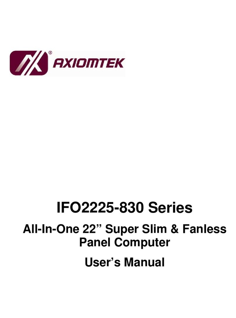 AXIOMTEK IFO2225-830 Series User manual
