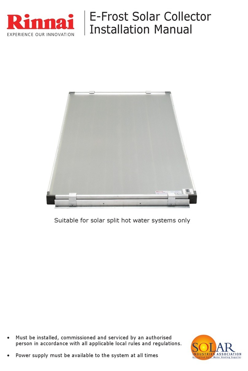 Rinnai E-Frost User manual