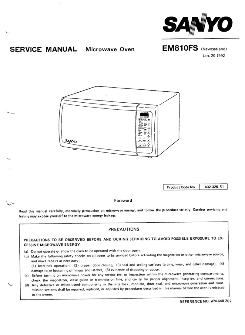 Sanyo EM810FS User manual