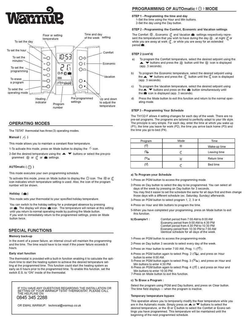 Wamup TSTAT user guide