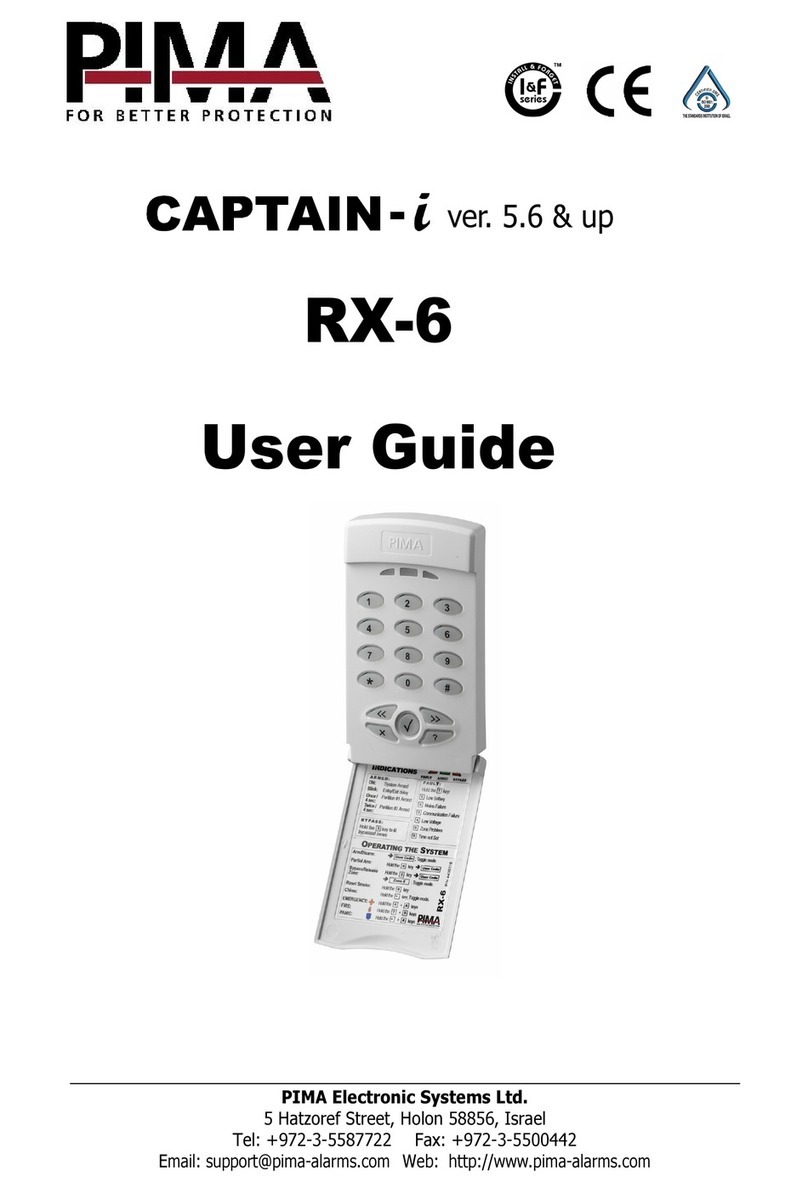 Pima Captain-i RX-6 User manual
