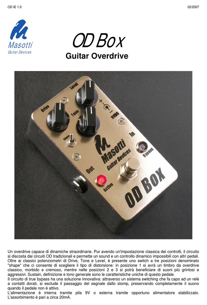 Masotti OD Box User manual