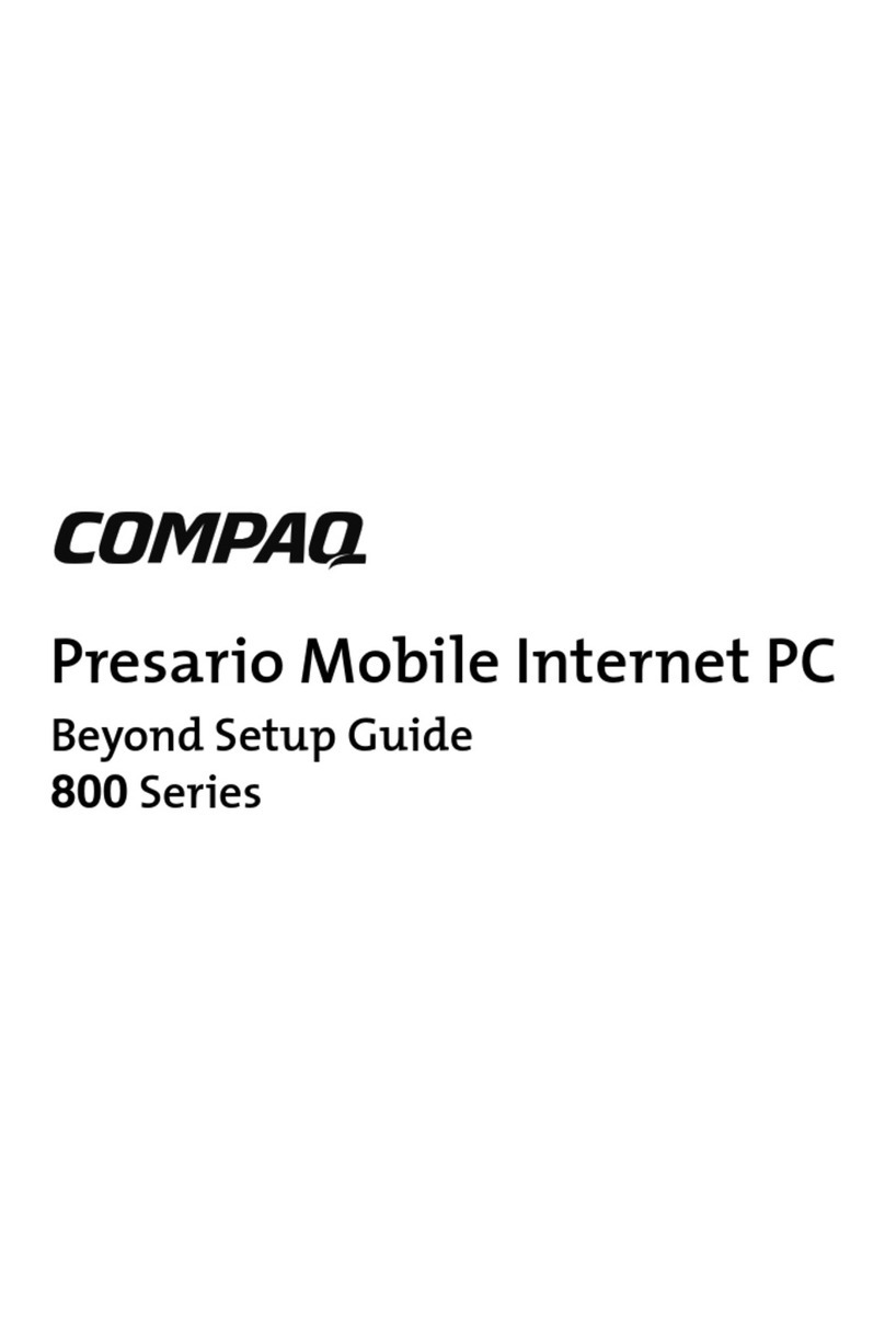 Compaq 800 Series User manual