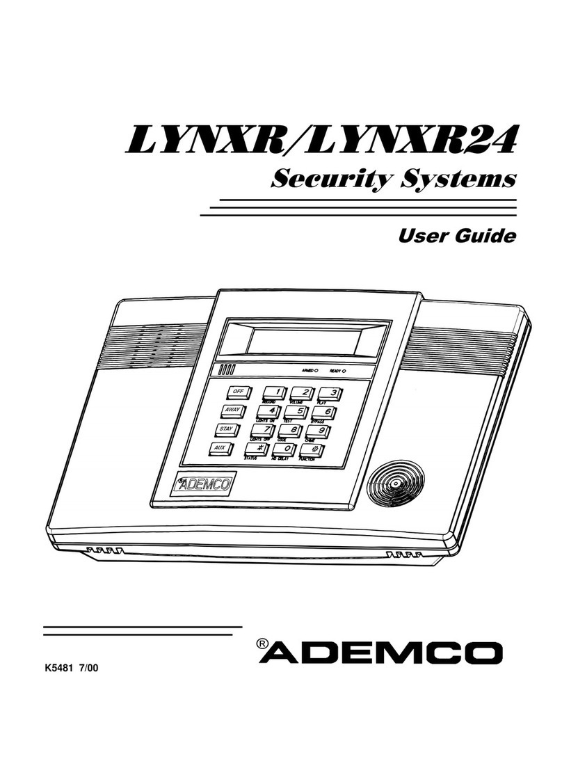 ADEMCO LYNXR User manual