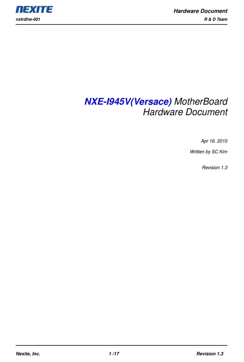 Nexite NXE-I945V(Versace) Hardware manual