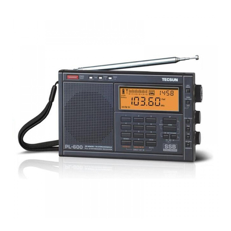 Tecsun PL-600 owner's manual