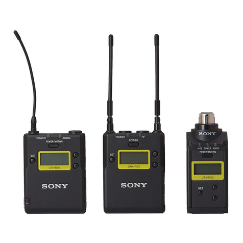 Sony UWP-D11 User manual