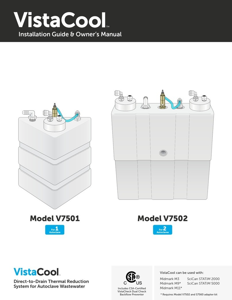 Vistacool V7501 Installation guide & owner's manual