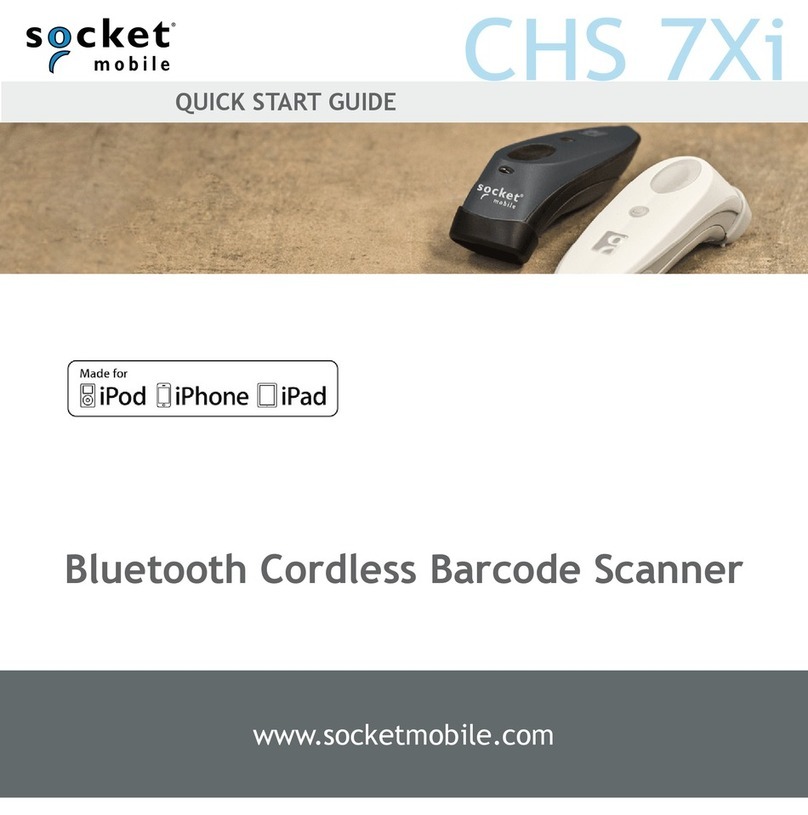 SocketMobile CHS 7Xi quick start guide