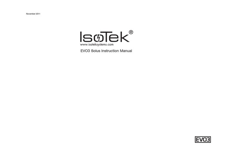 Isotek EVO3 Solus User manual