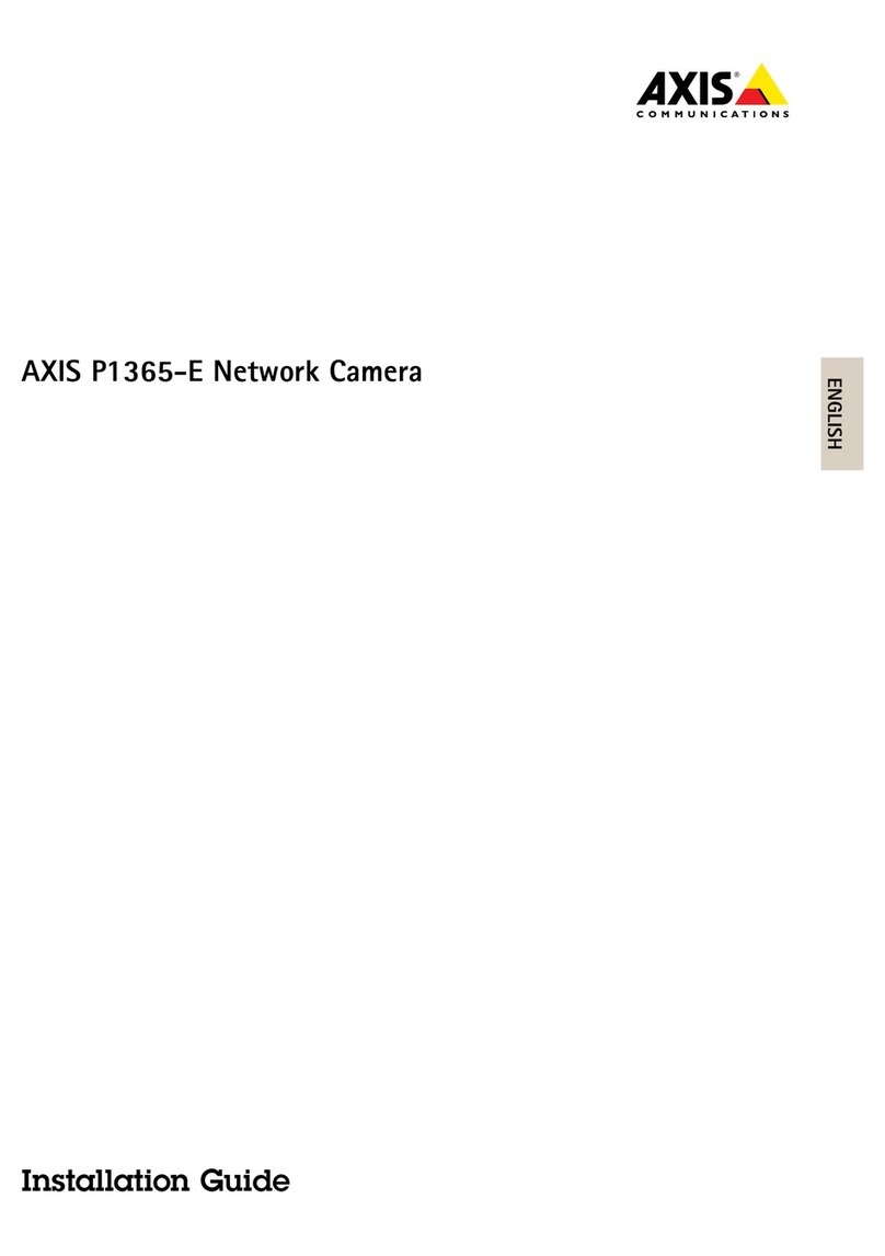 Axis P1365-E User manual Axis P1365-E User manual