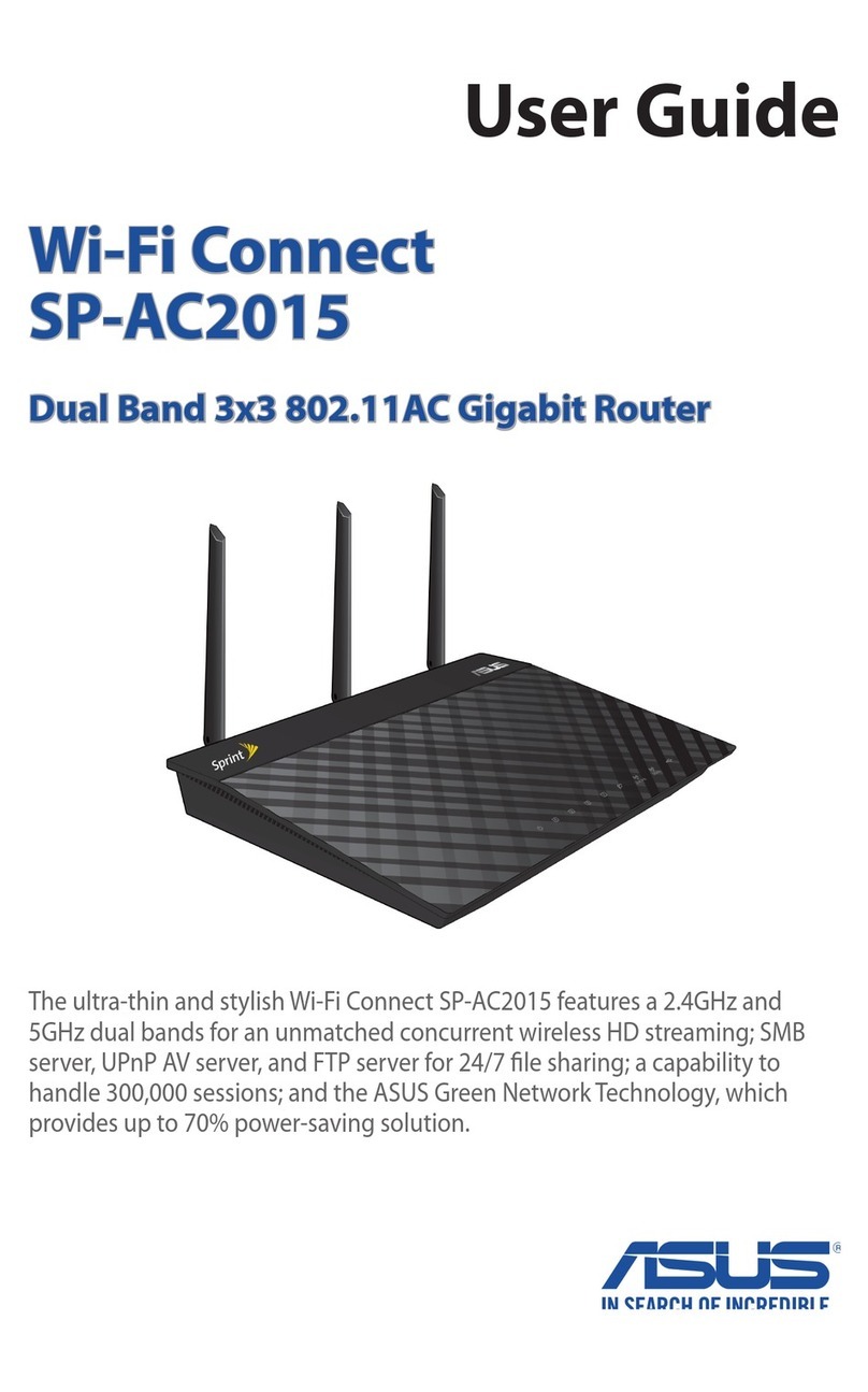 Asus SP-AC2015 Wi-Fi Connect User manual