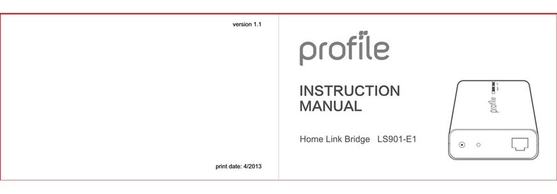 Profile LS901-E1 instruction manual