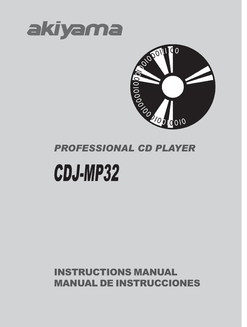 Akiyama CDJ-MP32 User manual