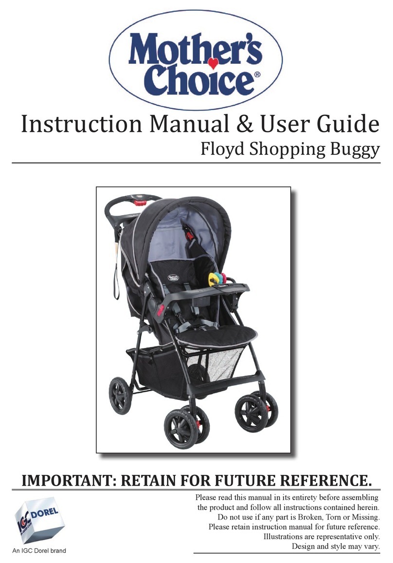 Mothers choice Floyd Shopping Buggy Guide