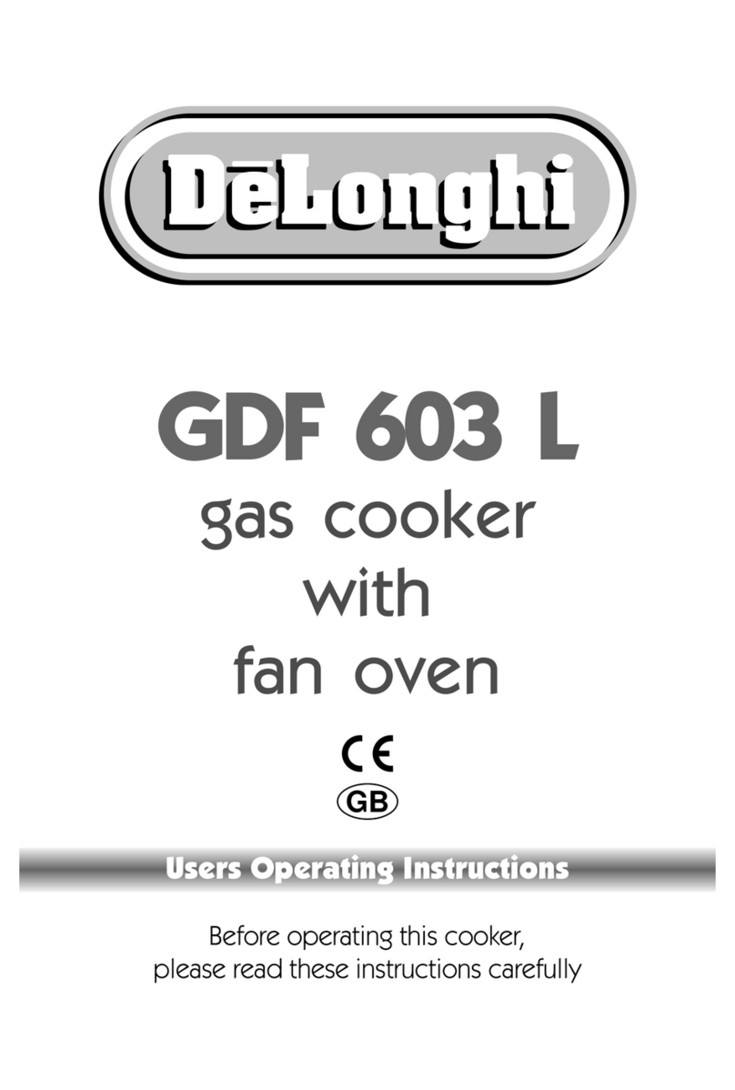 DeLonghi GDF 603 L Operation instructions
