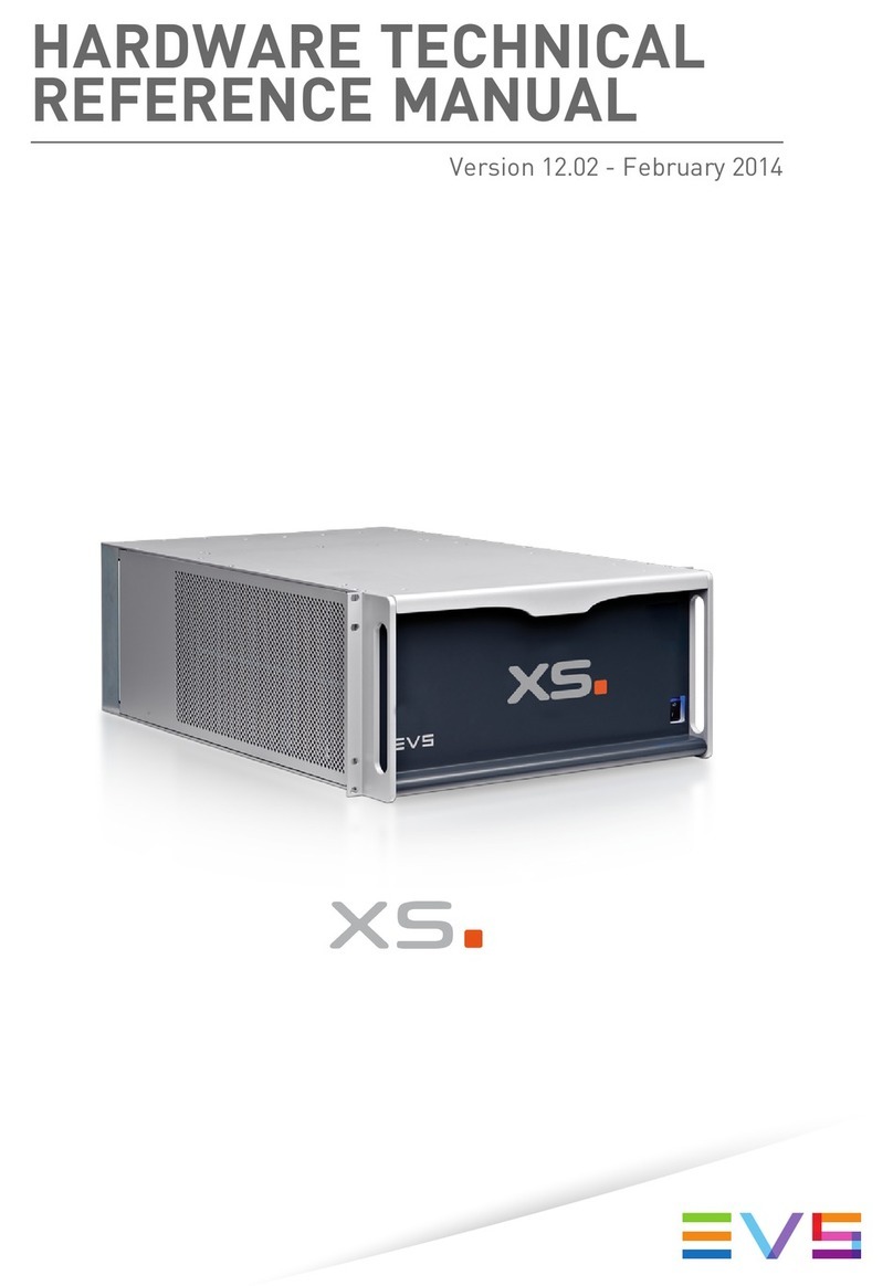 EVS XS Hardware technical reference manual