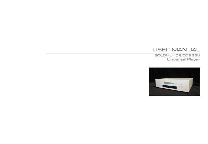 Goldmund EIDOS 36U+ User manual