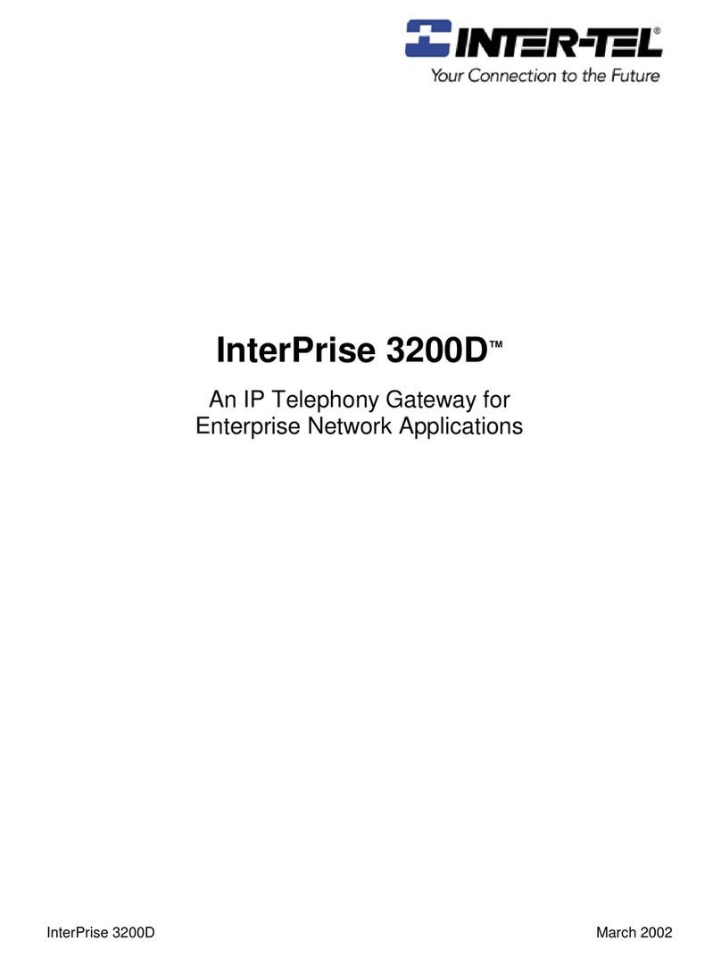 intertel InterPrise 3200D User manual intertel InterPrise 3200D User manual