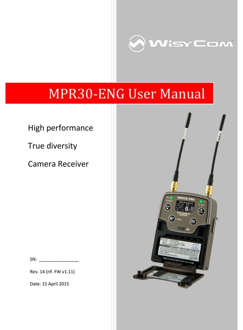 WisyCom MPR30-ENG user manual