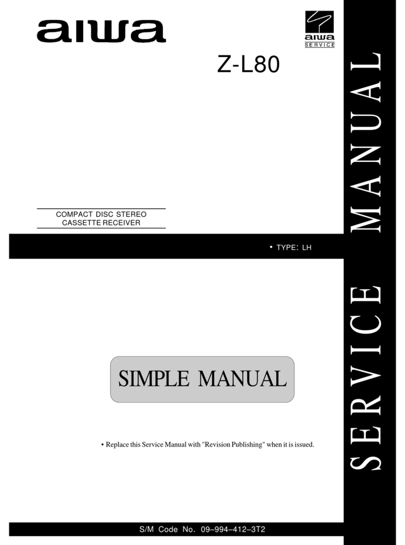 Aiwa Z-L80 Service manual