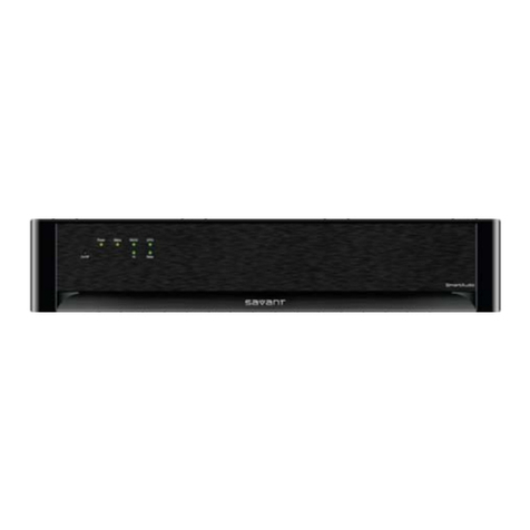 Savant AMP-1640-01 Quick reference guide