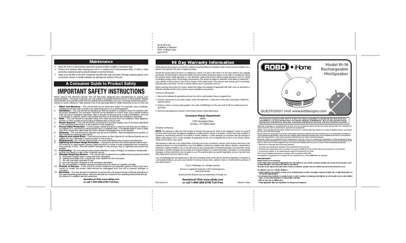 eKids Ri-18 user manual