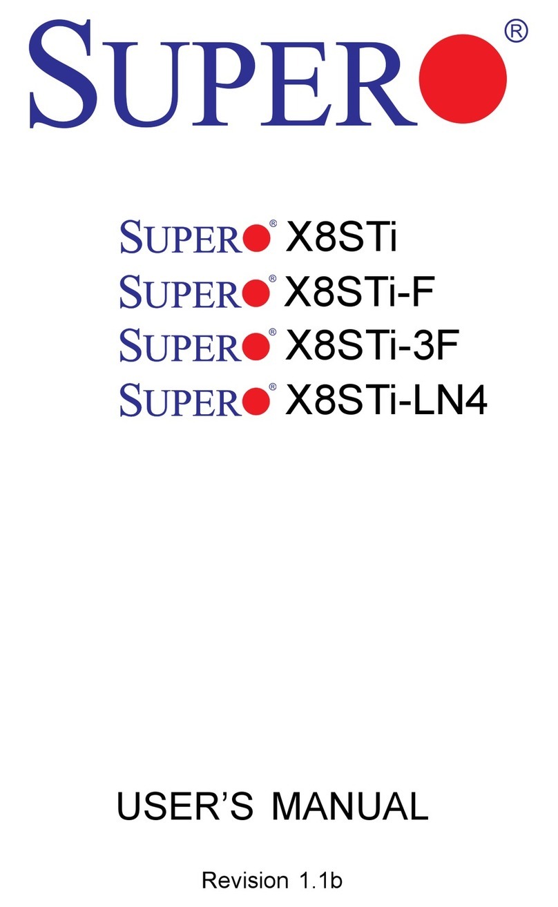 Supero X8STi User manual