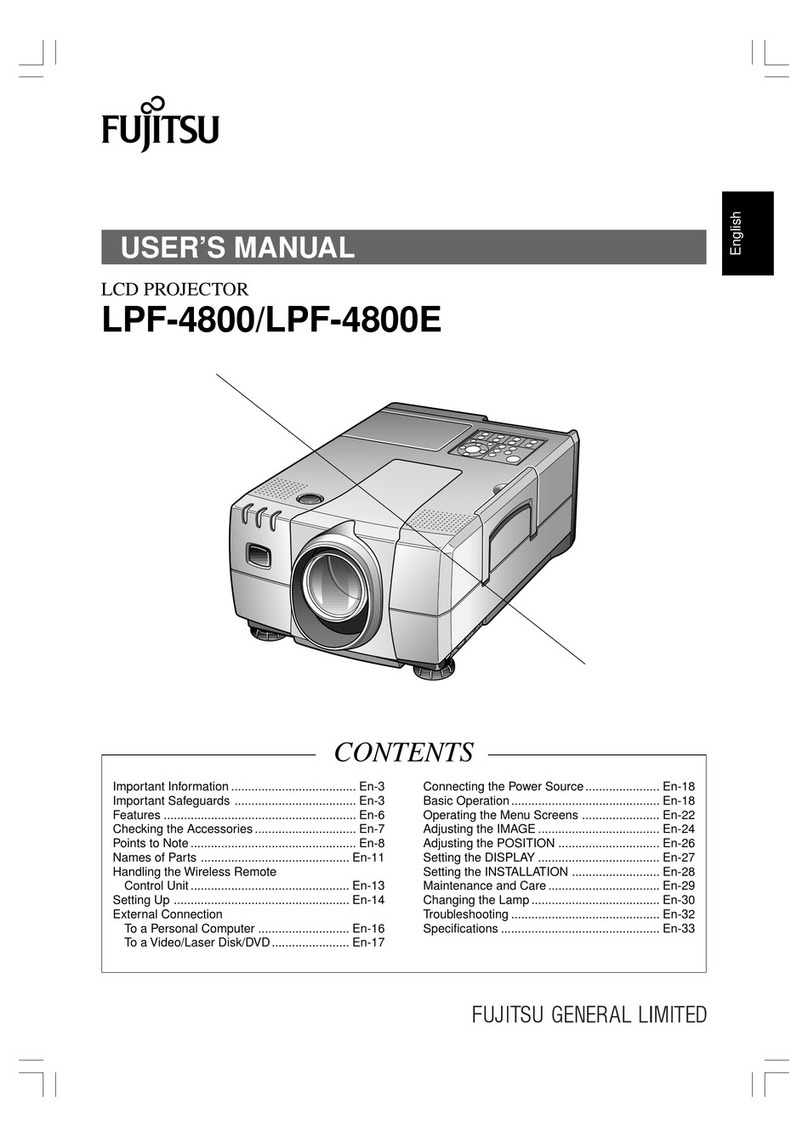 Fujitsu LPF-4800 user manual