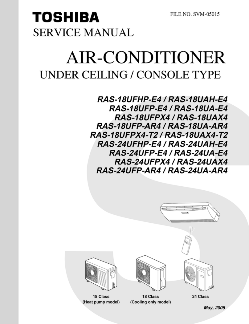 Toshiba RAS-18UFHP-E4 Service manual