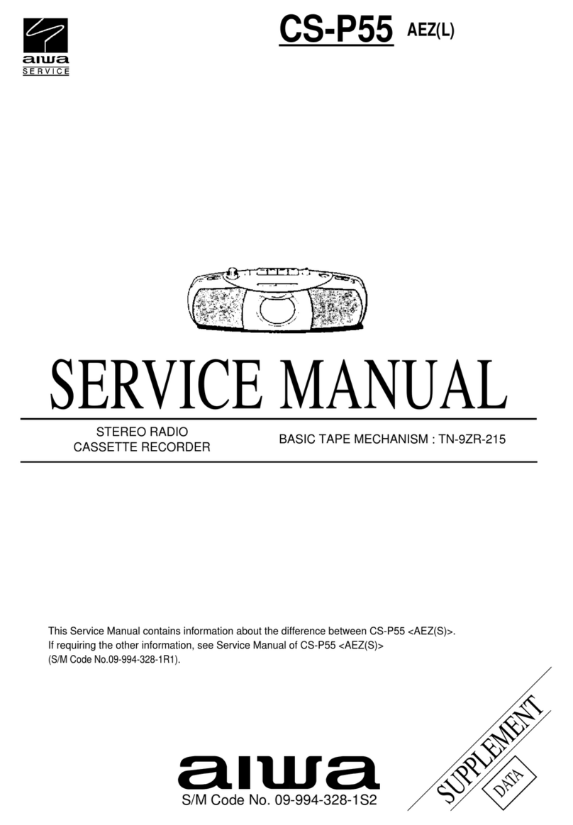 Aiwa CS-P55 User manual
