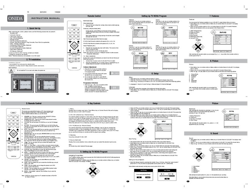 Onida LEO40FC3D User manual