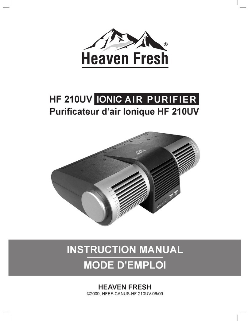 Heaven Fresh HF 210UV instruction manual