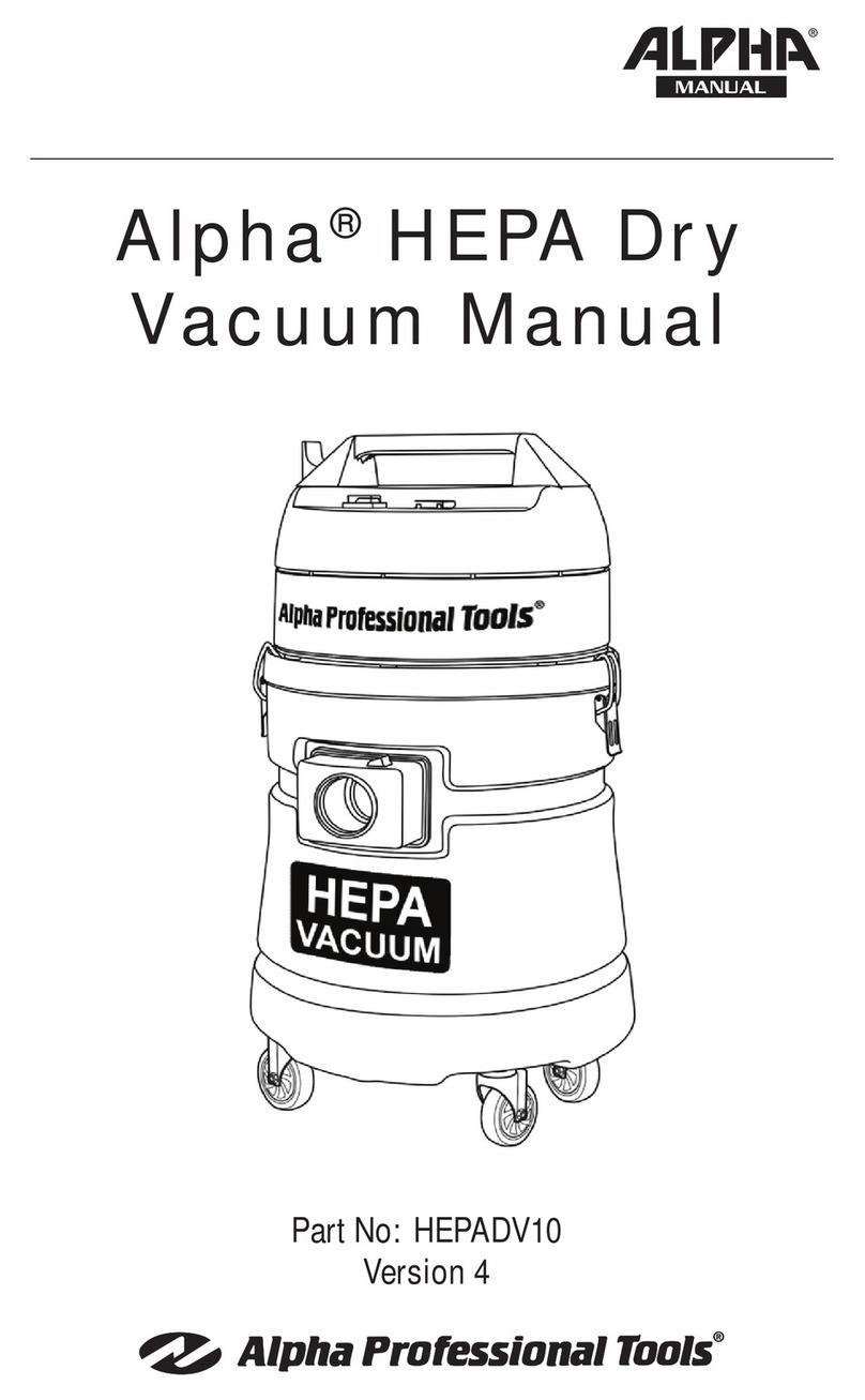 Alpha Professional Tools HEPADV10 Manual guide