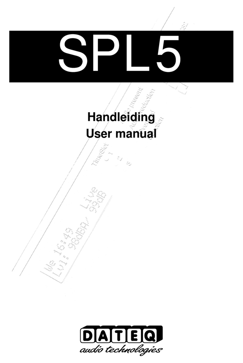Dateq SPL5 User manual